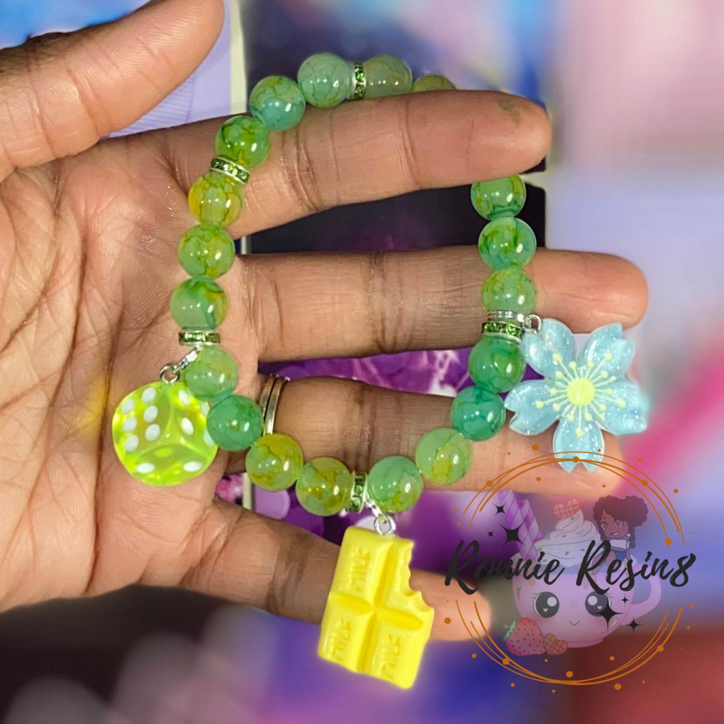 Green,Yellow, & Blue Bracelets